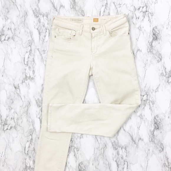 Pilcro and the Letterpress Ivory Stet Slim Ankle - Picture 2 of 5